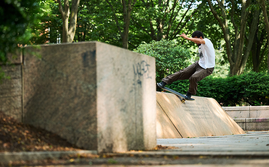 Sage Elsesser's frontside lipslides in his new Converse Fastbreak for Ben Colen's lens