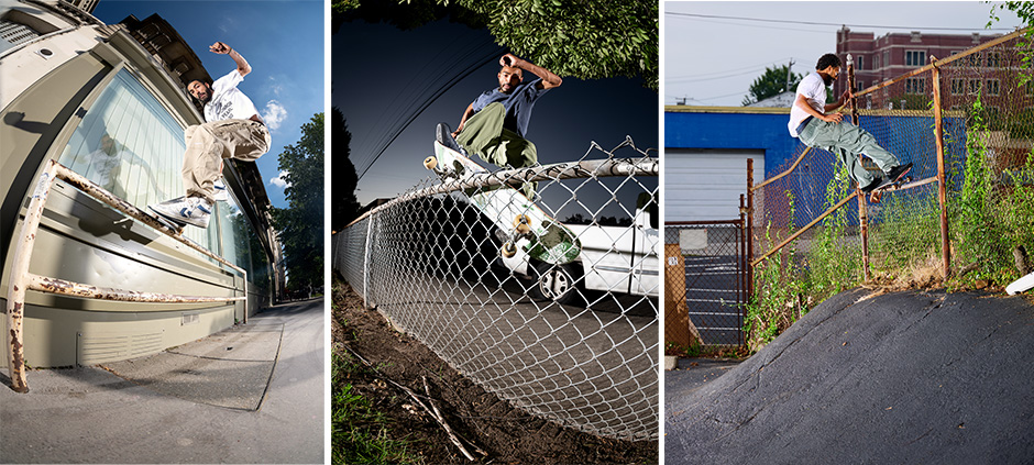 Sage Elsesser's three signatue Converse Fastbreak colourways in action