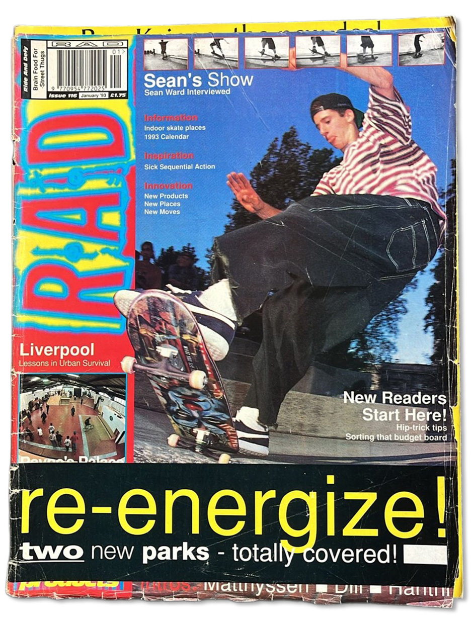 Mike Carroll's RAD Cover from January 1993 shot by Franco