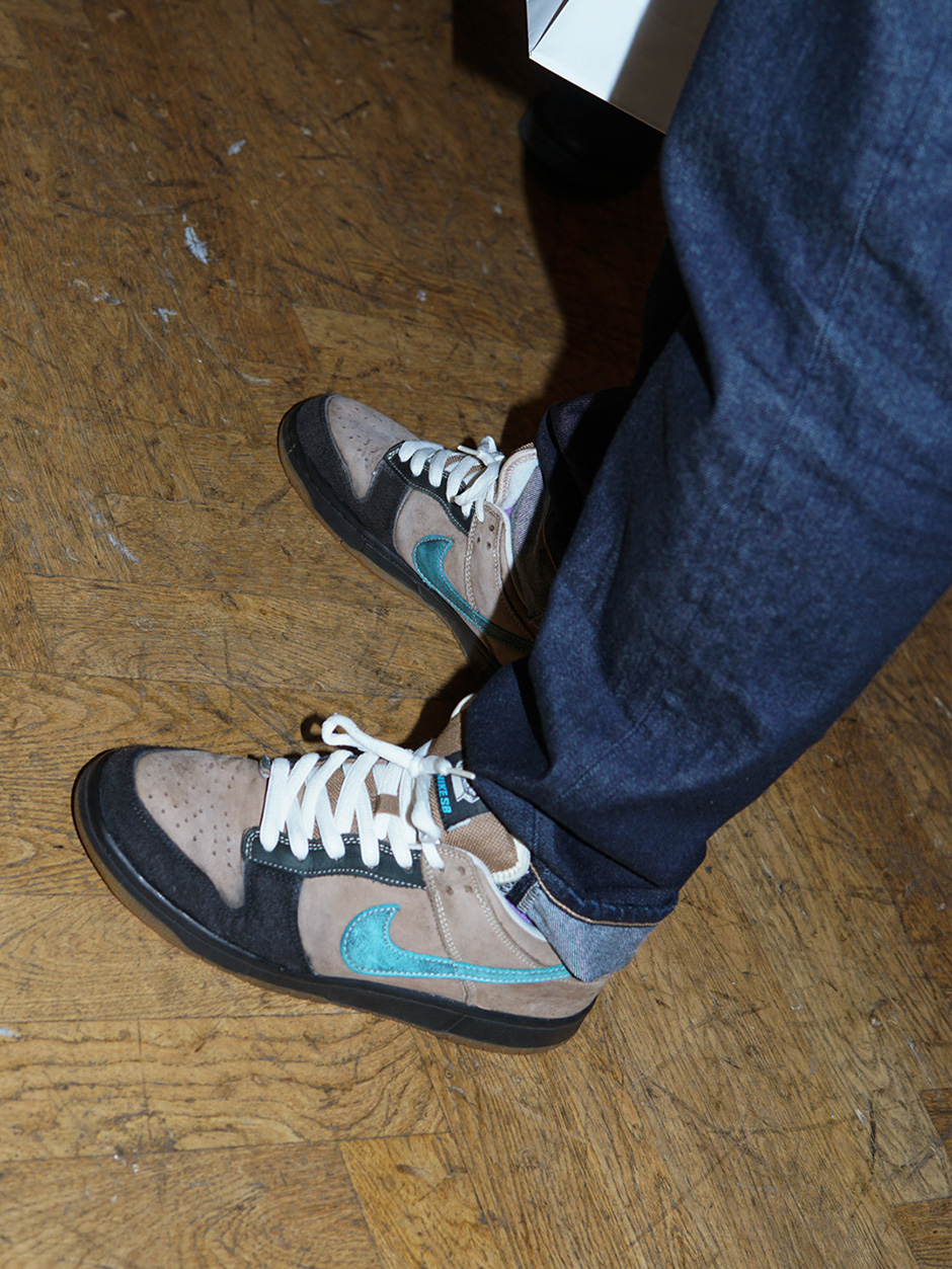 Nardwuar's appearance brought out some Nike SB Slam Dunks