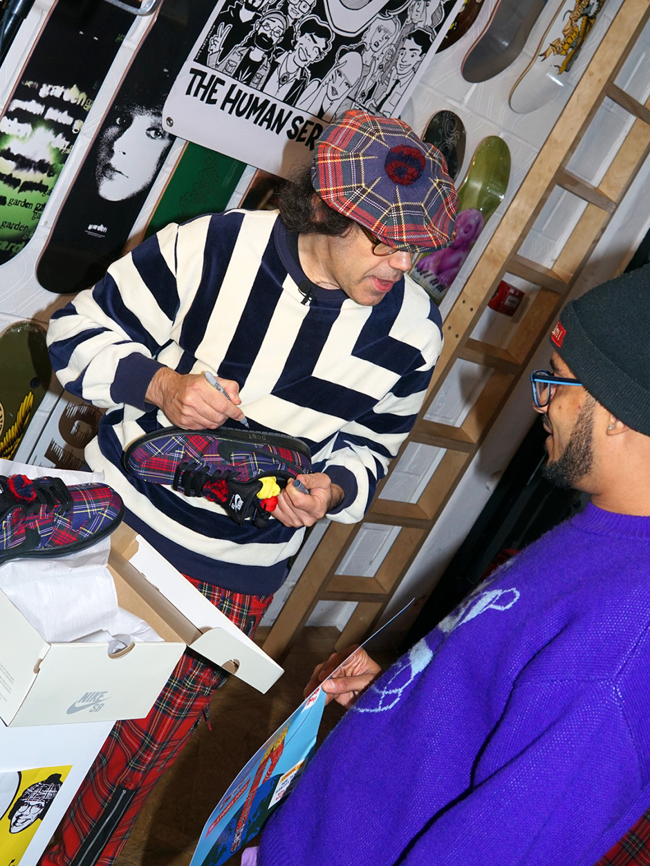 Nardwuar made time for everyone who stopped by