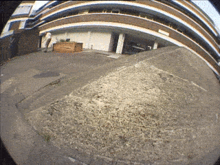 Al Hodgson's fakie hardflip over the hip from Jude Harrison's