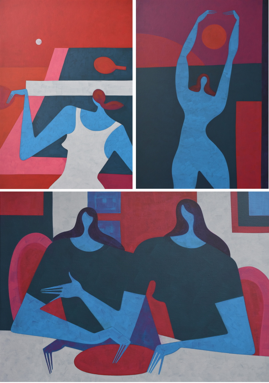 Three new Piet Parra paintings