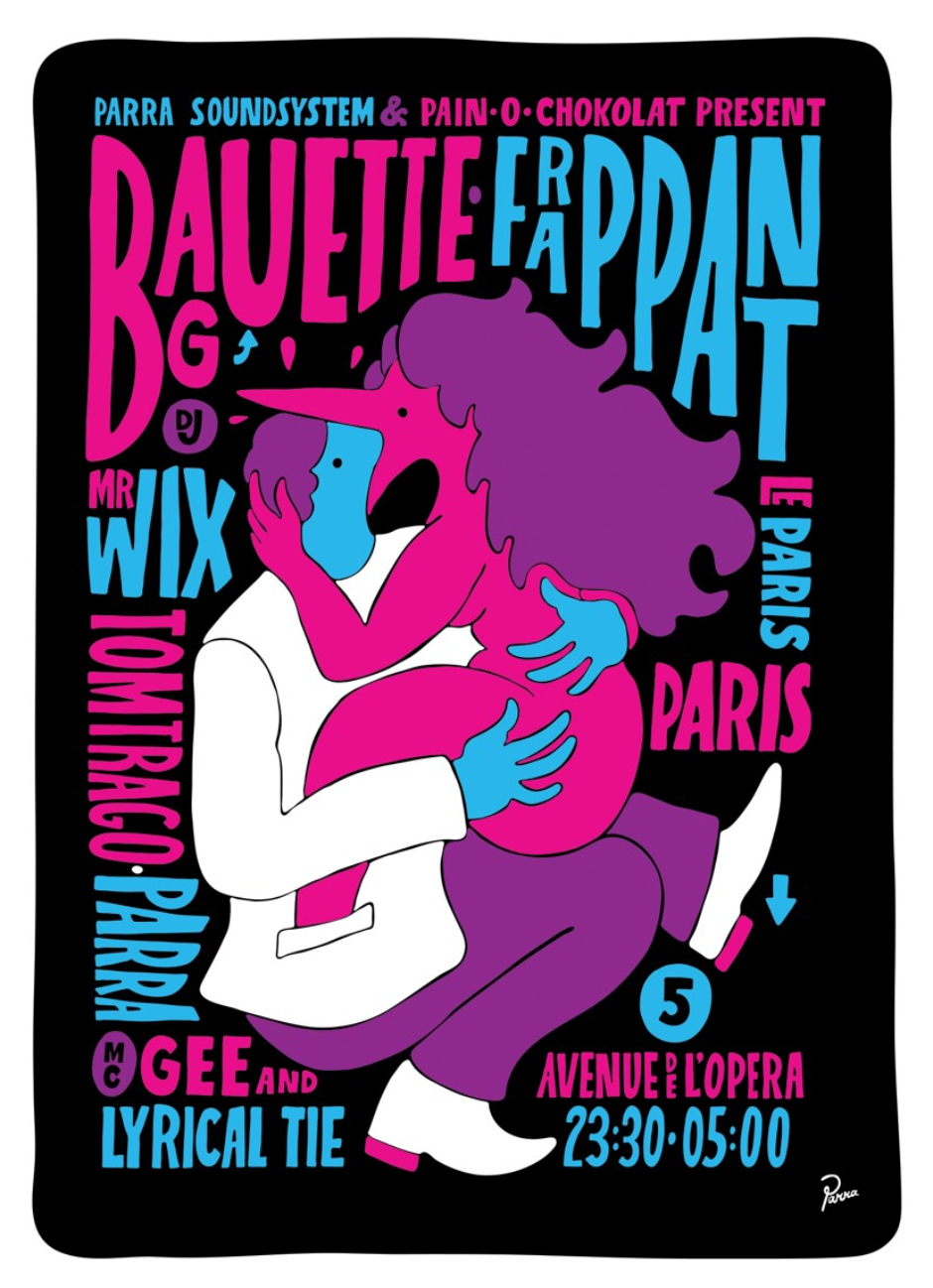 Parra SOundsystm flyer/poster from 2006