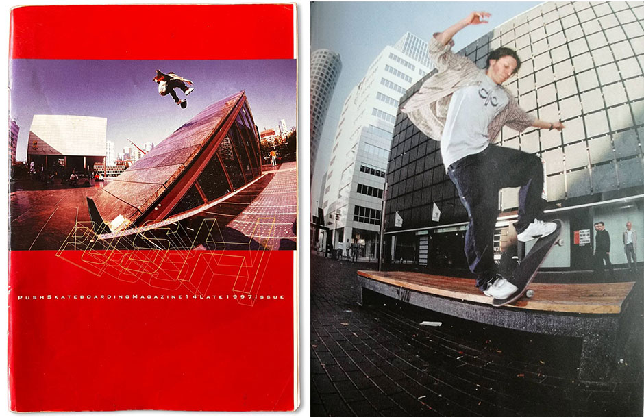 Push magazine cover and photo in the mag shot by Jan Doggen