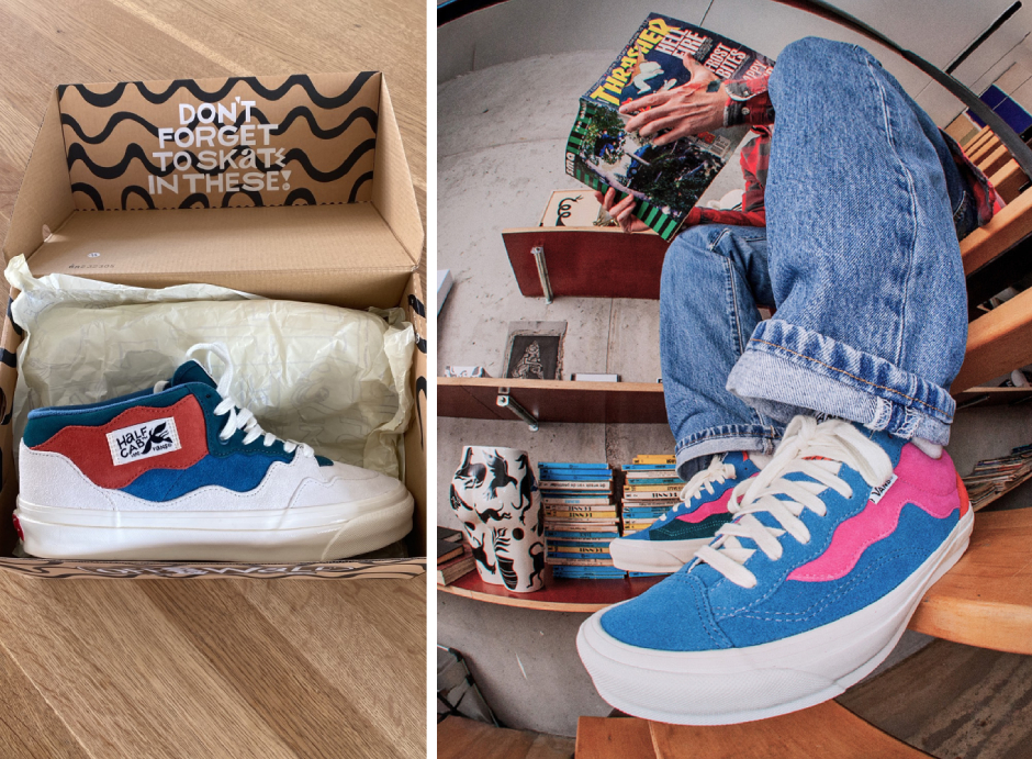 The Parra x Vans OTW Half Cab (Paris Edition) and the Vans OTW x Parra Old Skool 36+