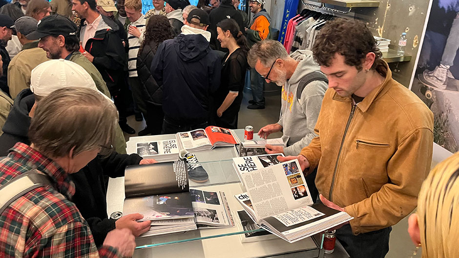People reading ELSEWHERE at the book launch, notably Ali Cairns and Meany