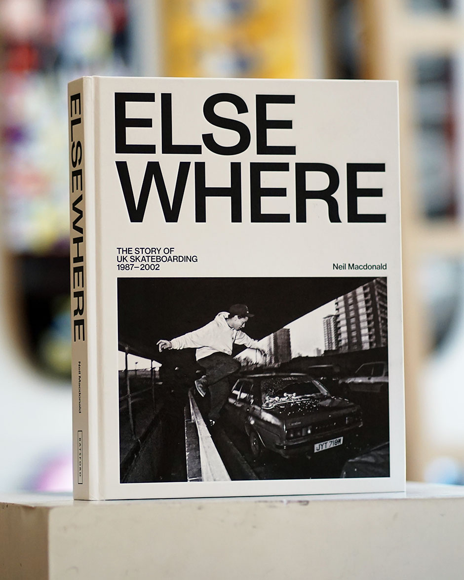 The front cover of ELSEWHERE