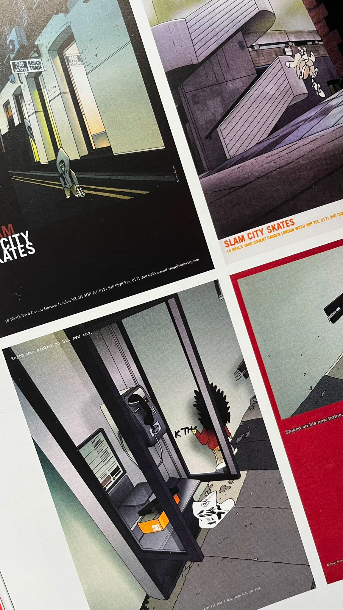 James Jarvis adverts on the pages of ELSEWHERE