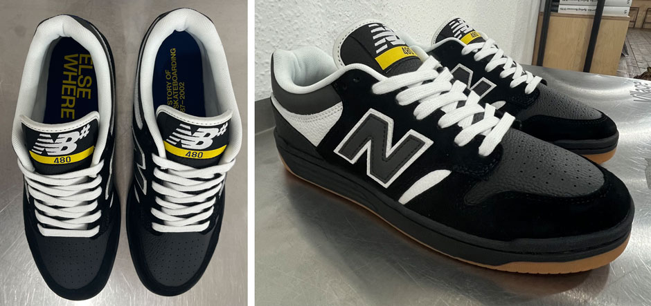 The ELSEWHERE edition of the New Balance Numeric 480