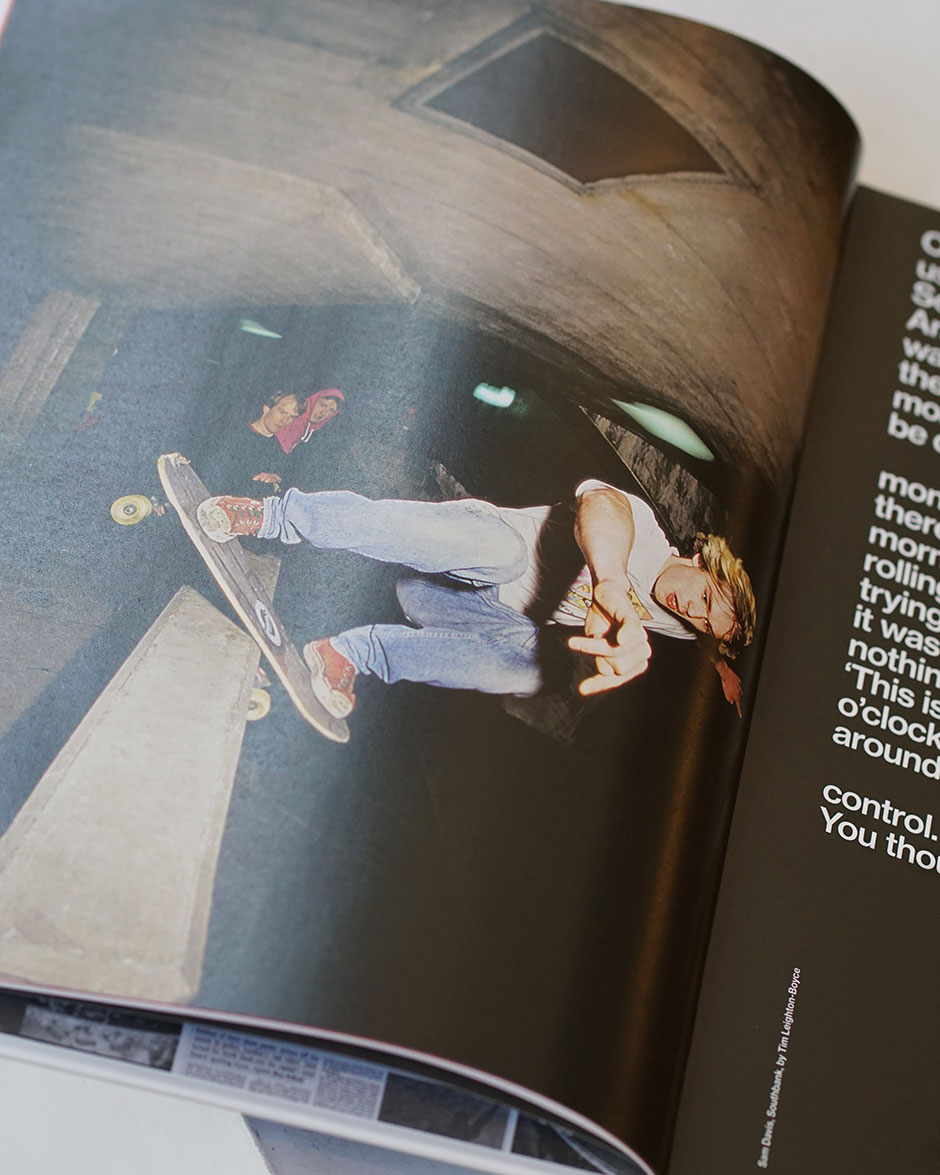 Sam Davis at Southbank shot by Tim Leighton Boyce and in the pages of ELSEWHERE