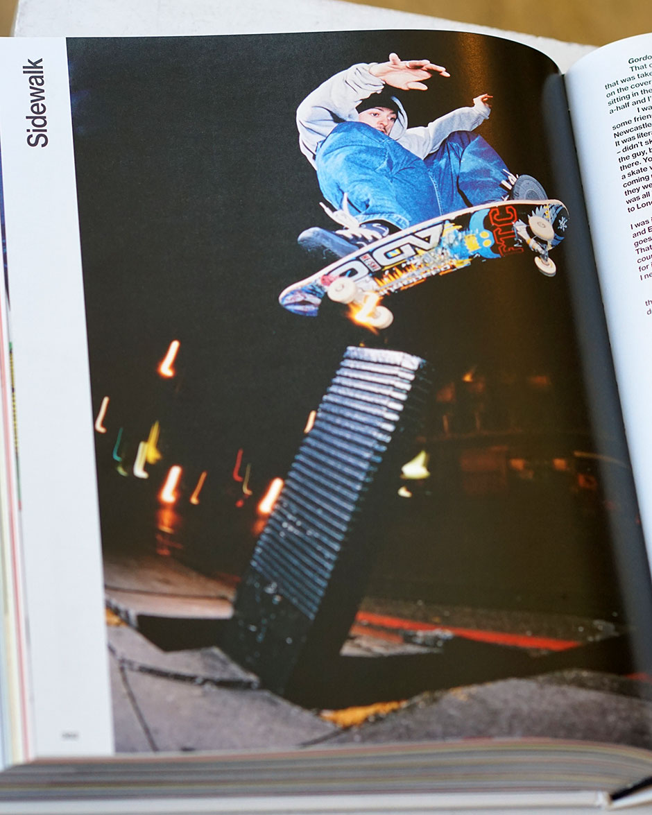 Seth Curtis shot by Wig Worland onto the cover of Sidewalk