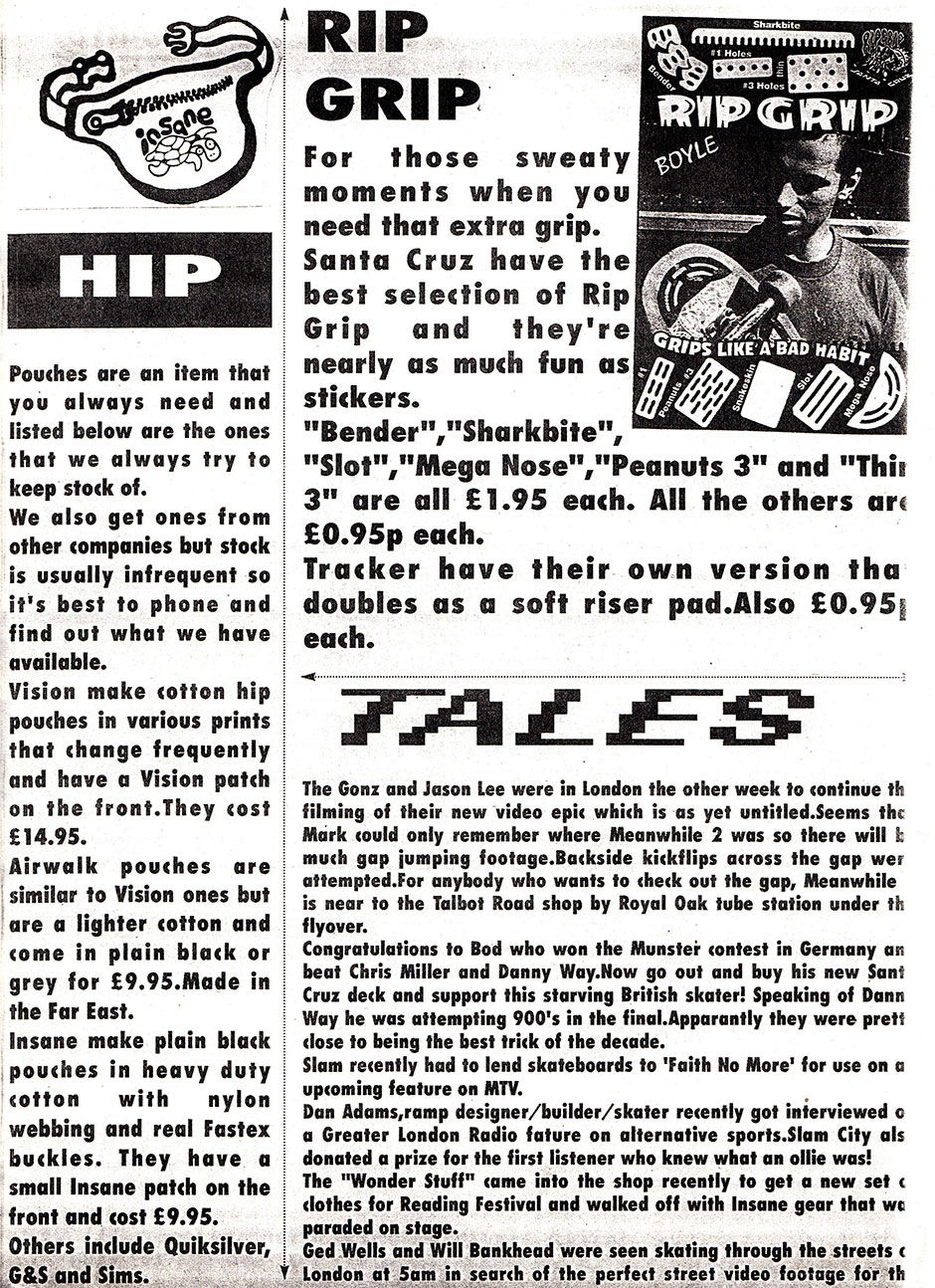 Early Paul Sunman Slam newsletter teasing 