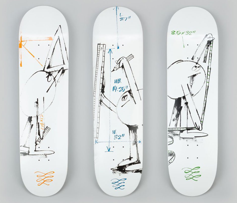 Descent Skateboards board series by James Jarvis