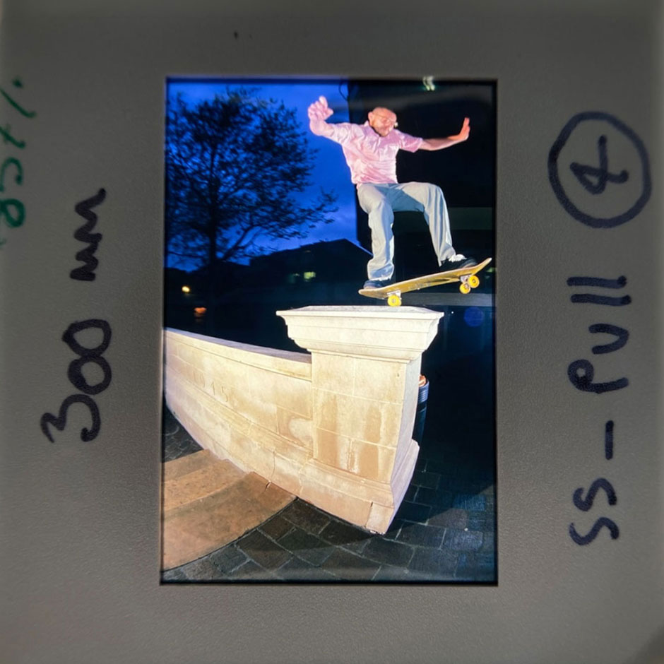Abrupt manual roll action for a Sidewalk HAUNTS article shot by Wig Worland