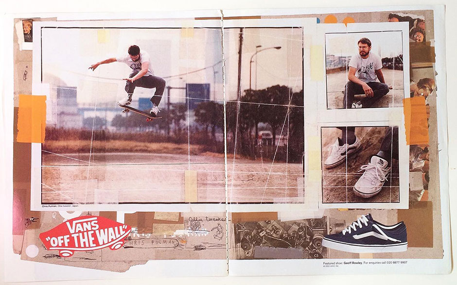 Chris Pulman ad for the Vans Rowley