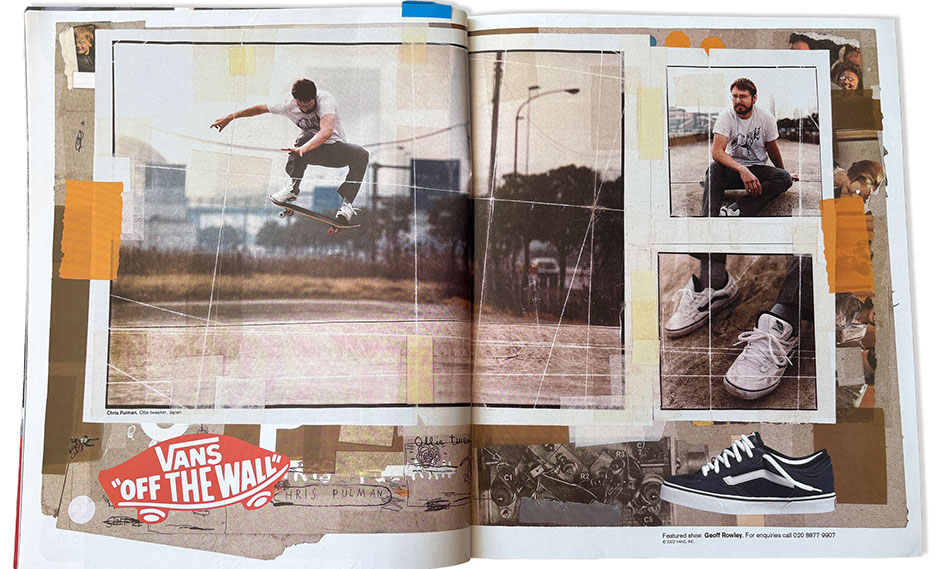 Chris Pulman ad for the Vans Rowley